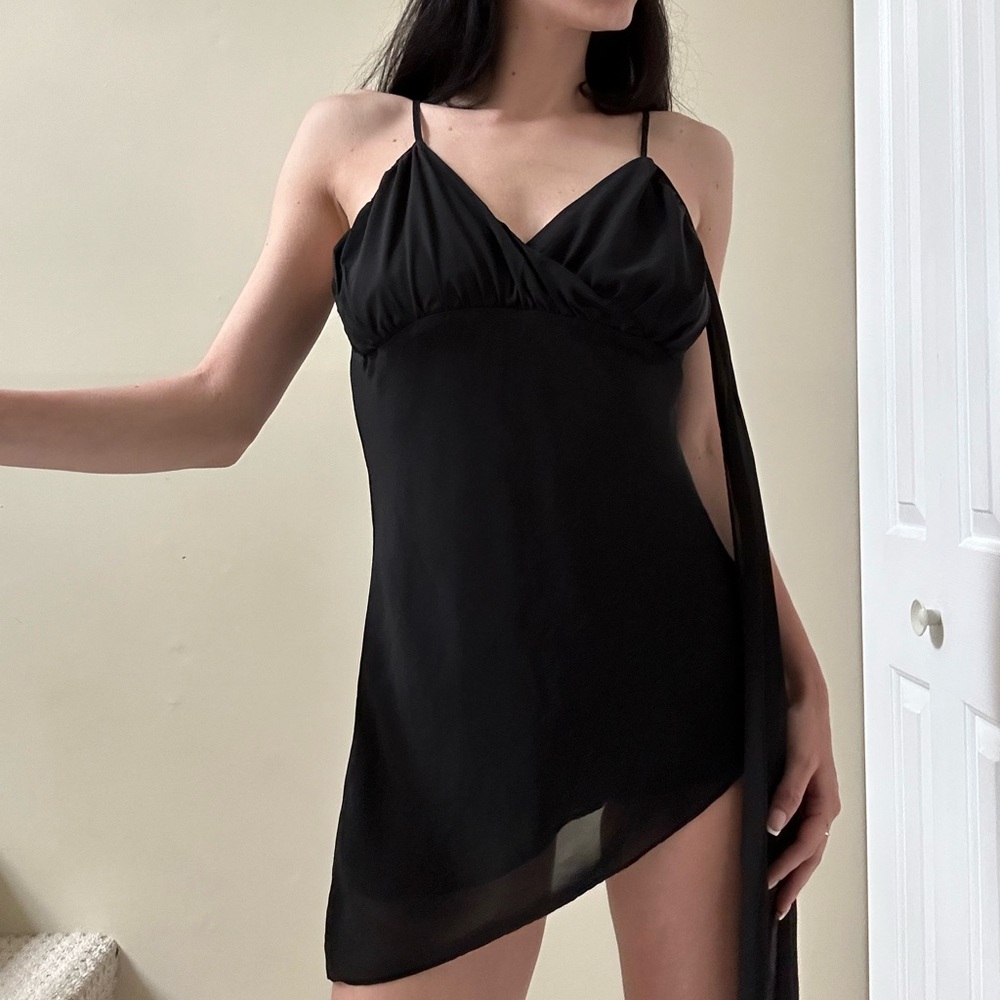 Elegant Black Sheer Top